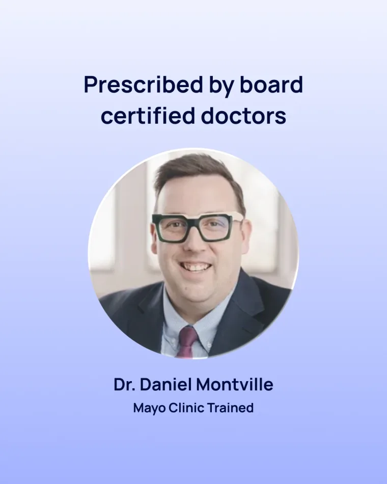 Prescribed by board certified doctors
